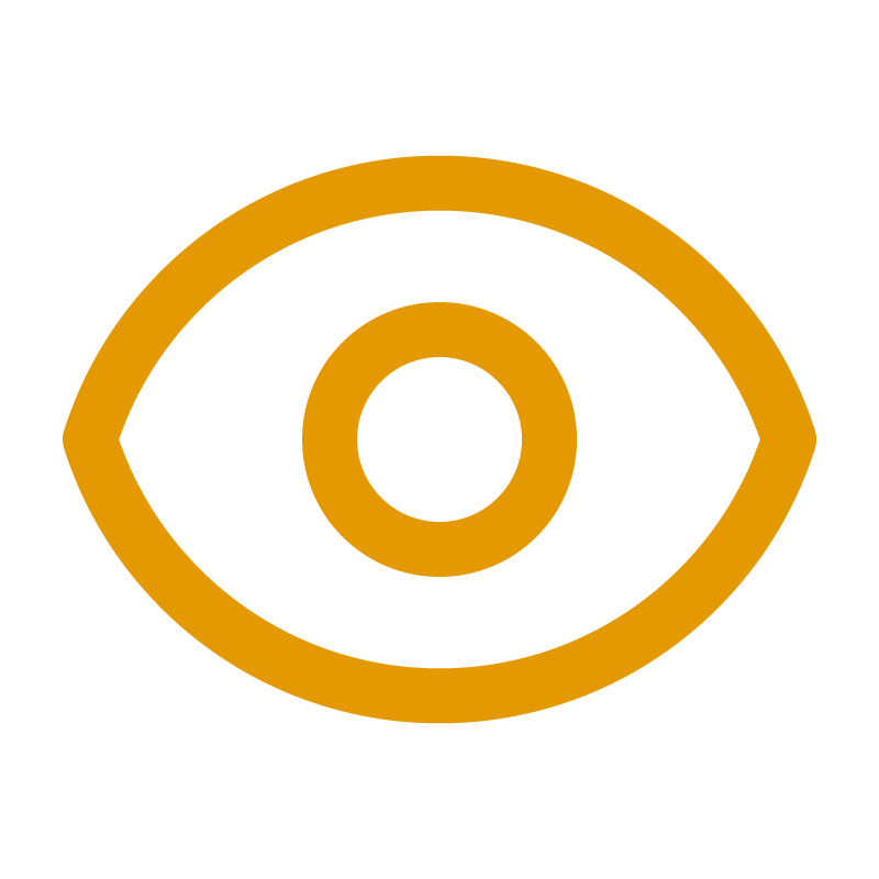 Visibility Icon vector, to let divers know how good the visibility is with diving