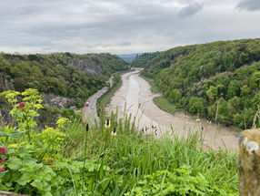 View of Clifton Bridge from Durdham Downs Bristol