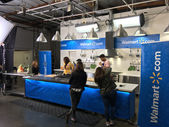 Walmart live stream cooking show production at 2010 Studios Stage 2 using the professional commercial kitchen set. Filmed in Los Angeles at 2010 Studios, a solar-powered green production stage with state-of-the-art kitchen filming studio, secure on-site parking, and easy ground-level load-in for cooking show sets and brand livestreams.