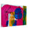 Thumbnail: Pink Blob Colorful Contemporary Print Textured Stretched Canvas Wall Art