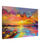 Thumbnail: Seascape With Sunlight Colourful Print Textured Stretched Canvas Wall Art