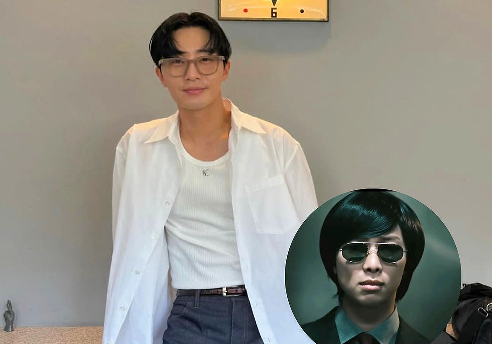 Seeing double? Park Seo Joon reacts to being likened to RM of BTS