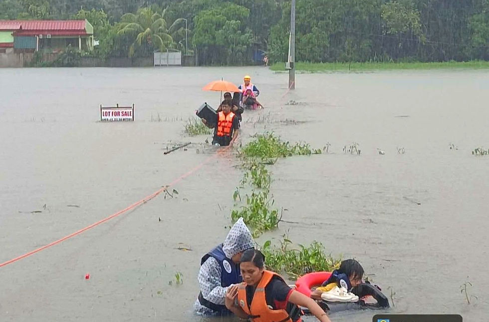 Heavy rains endanger 8,800 barangays with landslides, floods