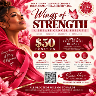Wings of Strength: A Breast Cancer Tribute