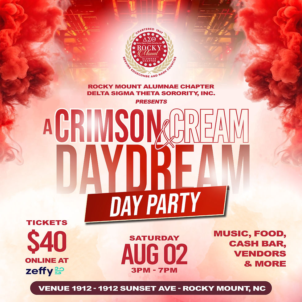 A Crimson & Cream DAYDREAM Day Party