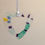 Thumbnail: Pressed Glass Heart Sun Catcher