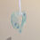 Thumbnail: Pressed Glass Heart Sun Catcher