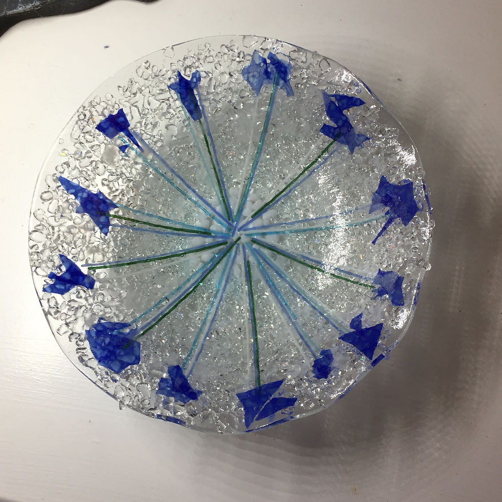 Thumbnail: Little Rocks blue bowl 18cm diameter