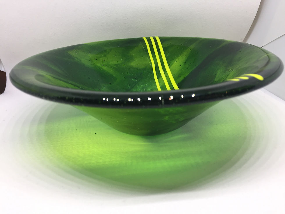 Thumbnail: Aventurine Green Deep Bowl 17cm diameter