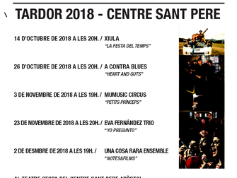 Barcelona Districte Cultural - Tardor 2018