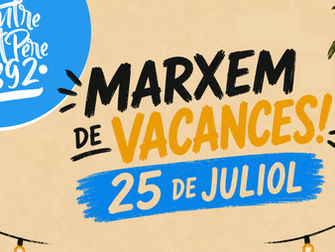 Festa 'Marxem de vacances' amb mercadet de roba de segona mà, sopar i talent show