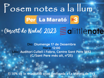 Concert de Nadal A Little Note