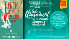 Lliurament del VIII Premi Llengua Nacional