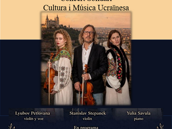 'Ponts de Música': Concert solidari de violí, piano i veu