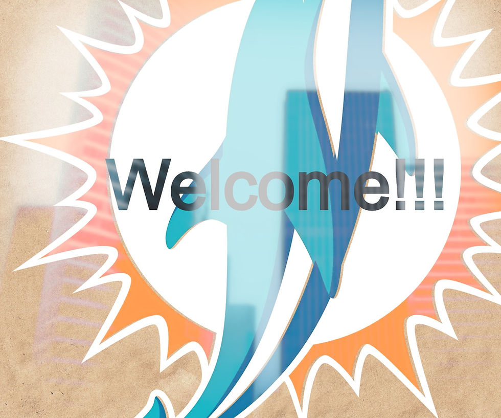 Your one stop shop for everything Miami Dolphins related!