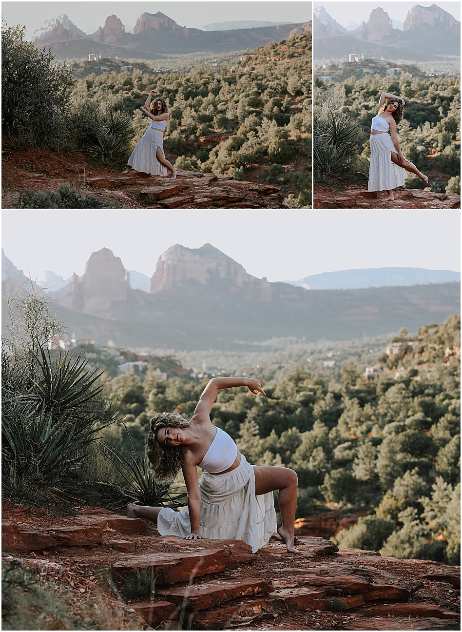 Dance photo shoot in Sedona Arizona by Cole Photo Collective in NC