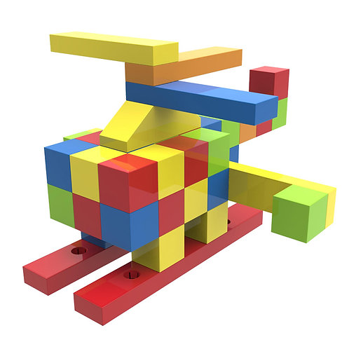 The Educational Magnetic Building Blocks for Children Ages 3 Years +