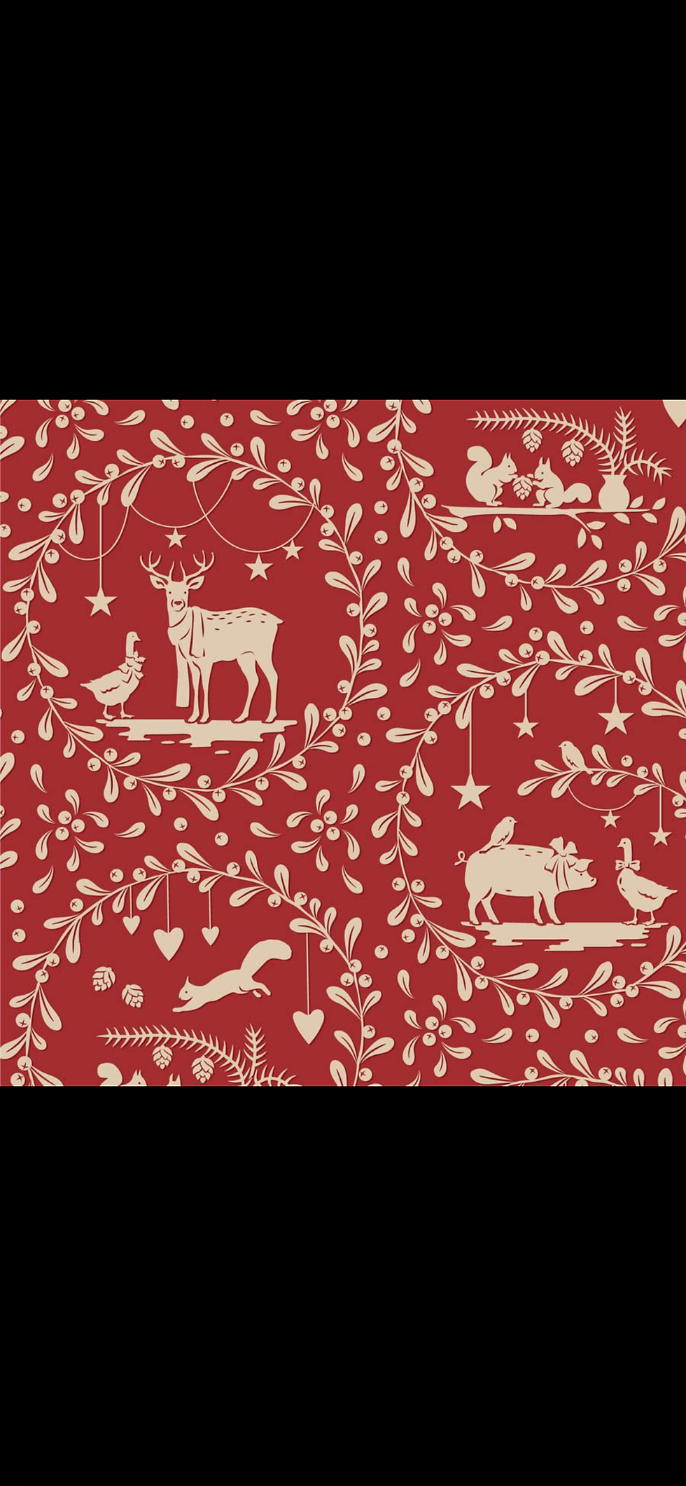 Thumbnail: TILDA - Merry Little Christmas - 100625 - Paperscenes - Burgundy