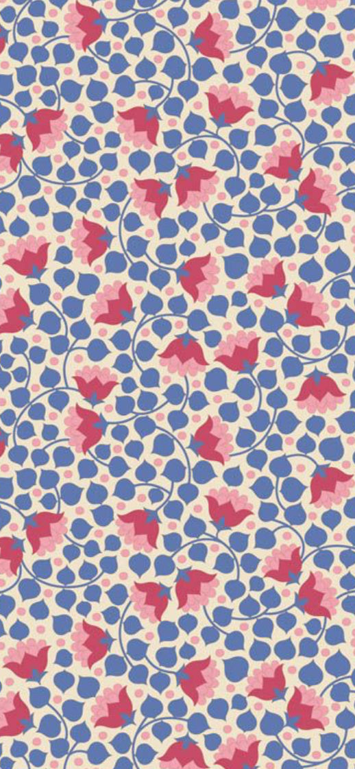 TILDA - Wallflower - 110131 - Bellflower - Denim