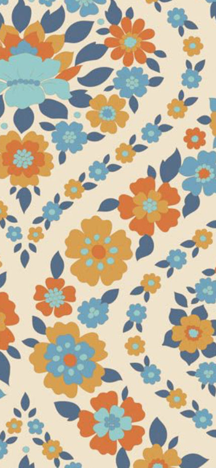 TILDA -Wallflower - 100619 - Bianca - Blue