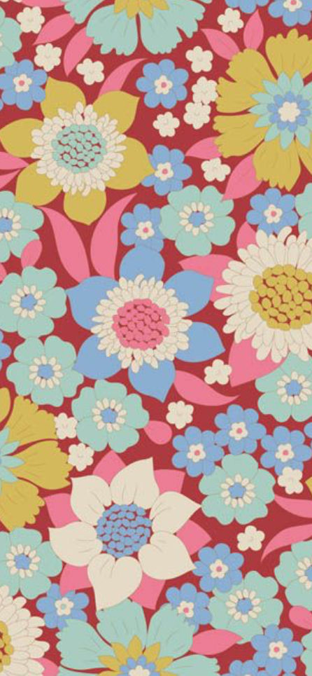 TILDA - Wallflower - 100602 - Lauren - Burgundy