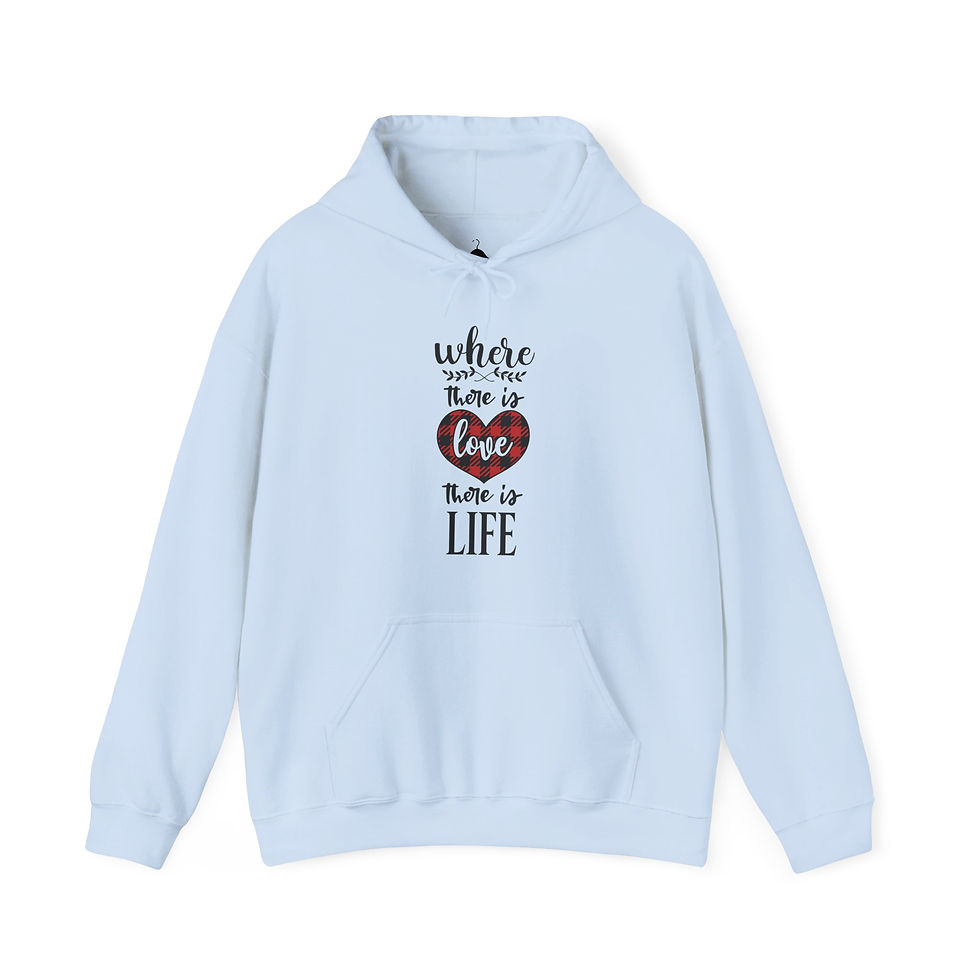 Thumbnail: Where there is Love there is Life Hoodie, Valentine's Day sweater, Lover Era