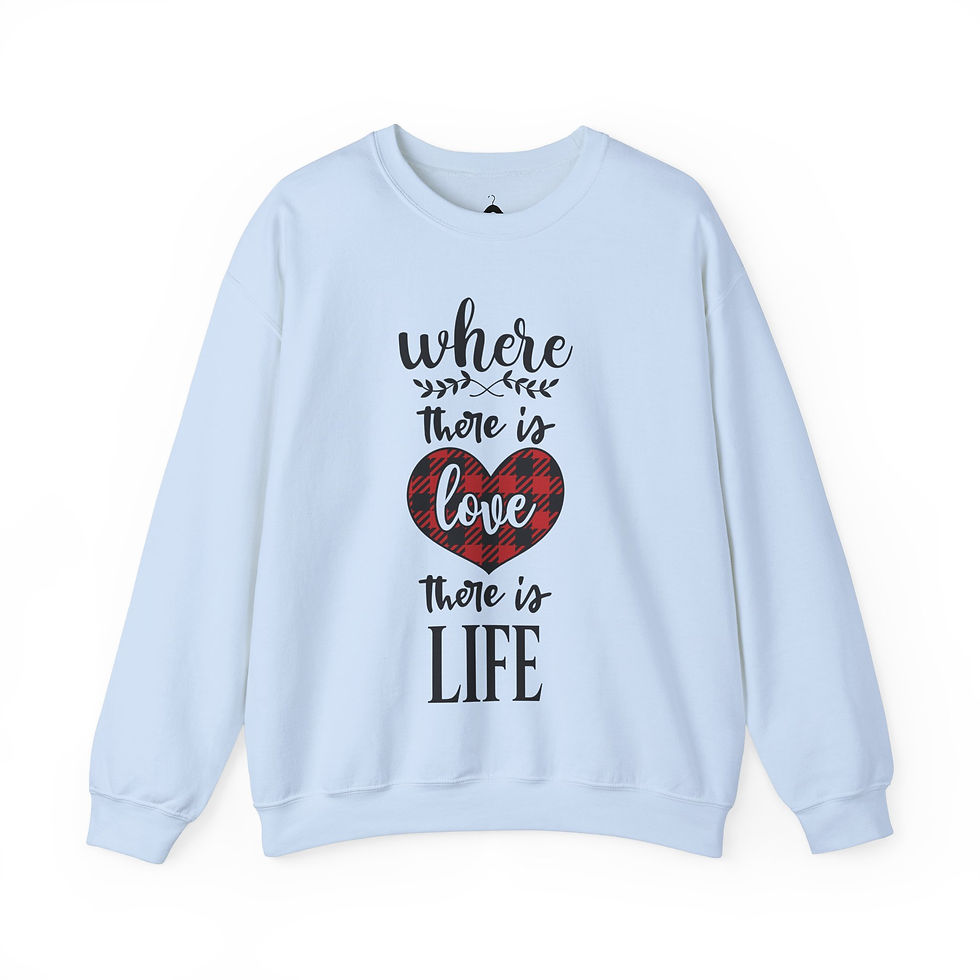 Thumbnail: Where there is Love there is Life Sweatshirt, Valentine's Day sweater, Lover Era