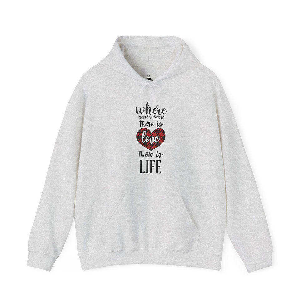 Thumbnail: Where there is Love there is Life Hoodie, Valentine's Day sweater, Lover Era