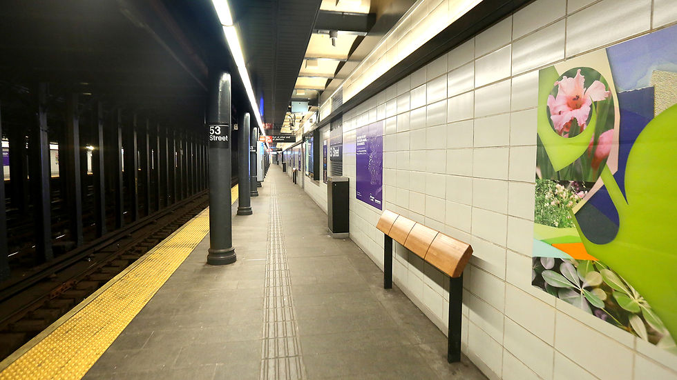 Subway Platform Artwork