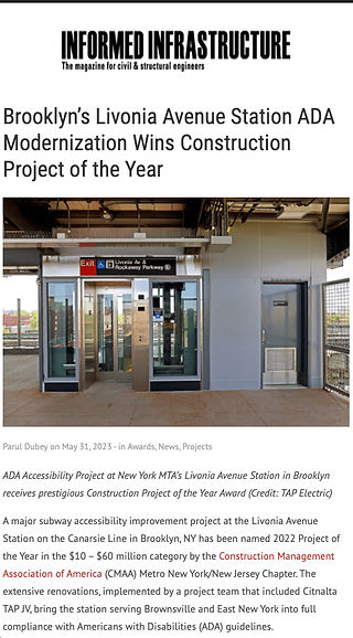 News Article Informed Infastructure