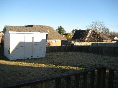 6076 Blocker St, Olive Branch, MS 38654. Back yard