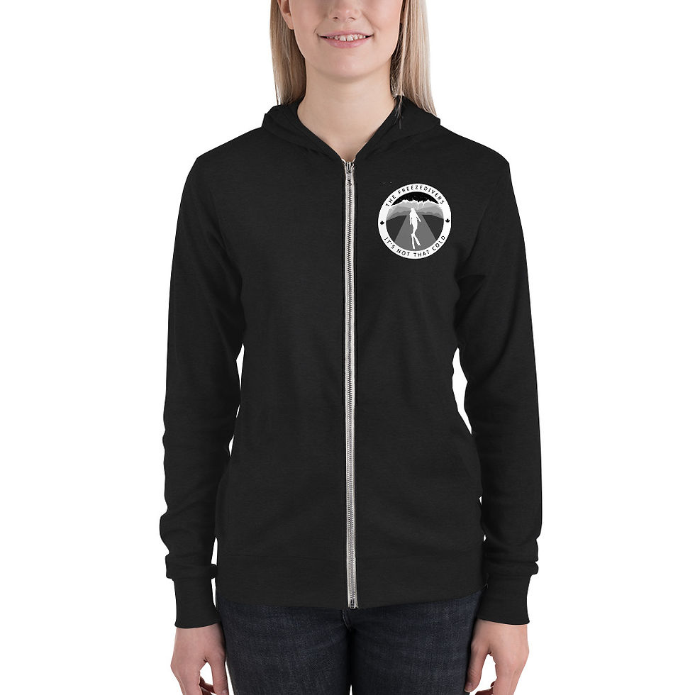 Miniature : Unisex zip hoodie - Grey Logo