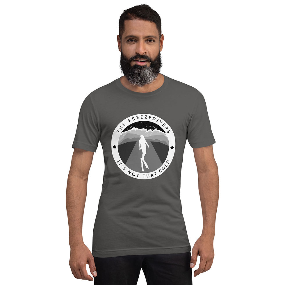 Miniature : Freezedivers Short-Sleeve Unisex T-Shirt - Grey Logo