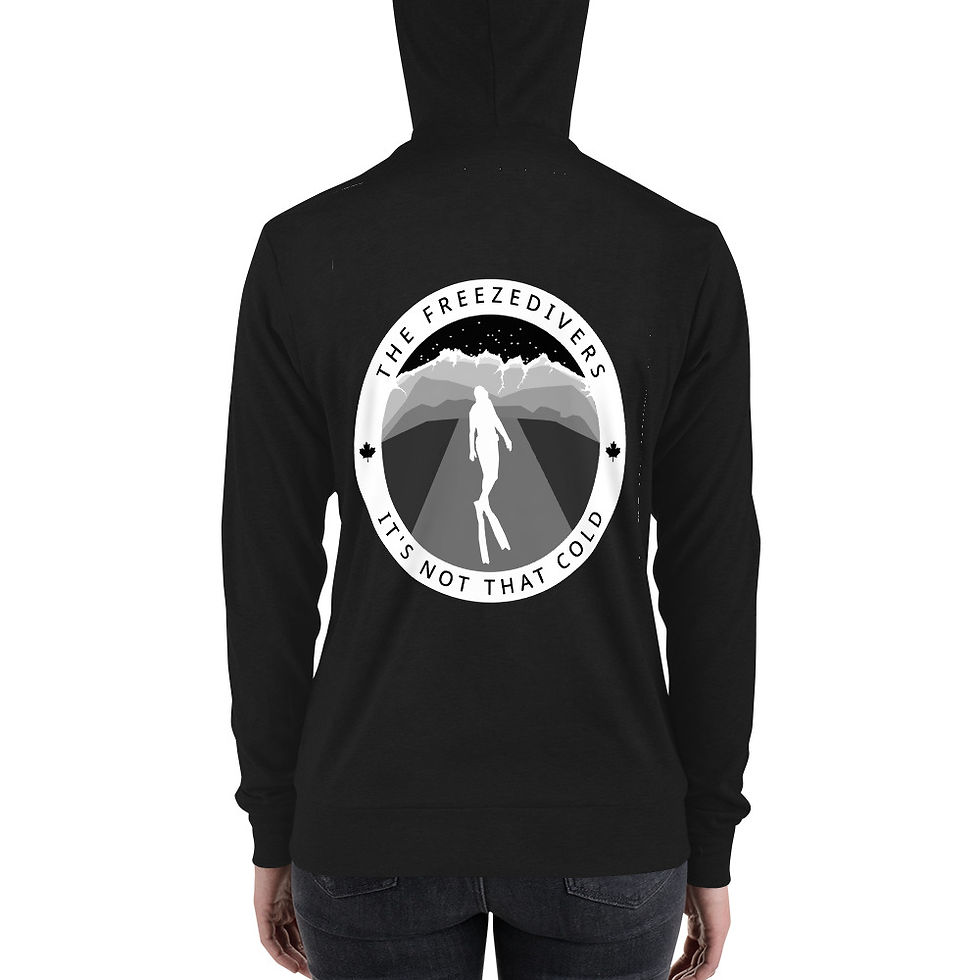 Miniature : Unisex zip hoodie - Grey Logo