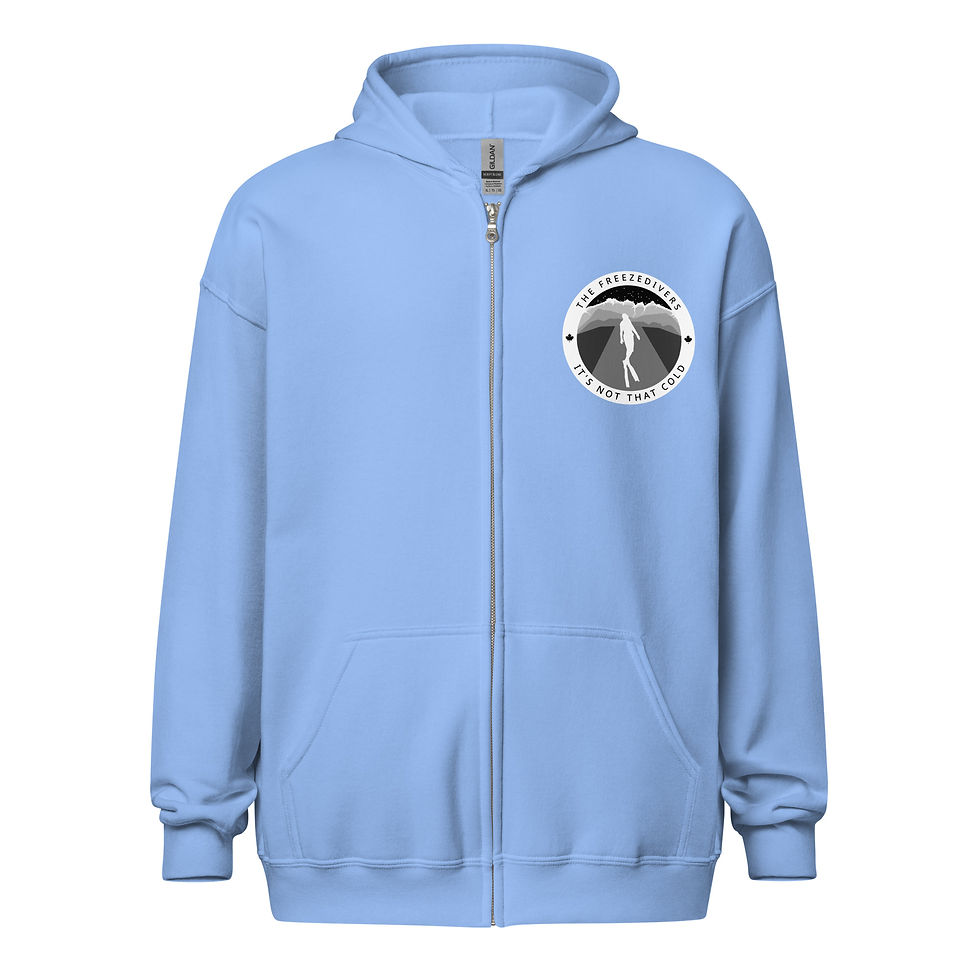 Miniature : Unisex heavy blend zip hoodie - Grey Logo
