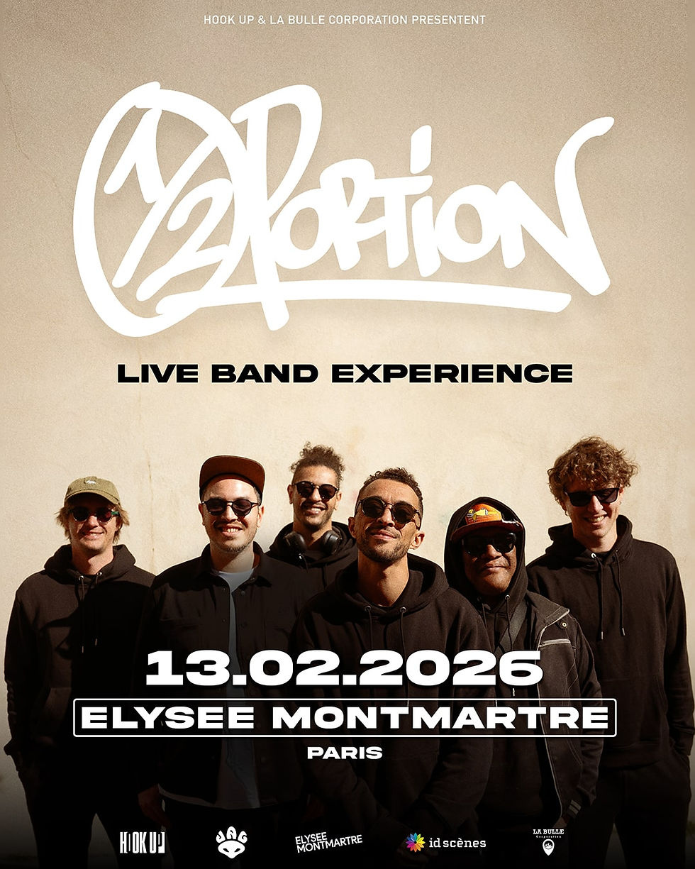 DEMI PORTION LIVE BAND EXPERIENCE                               Elysée Montmartre LE 12/06/2026    