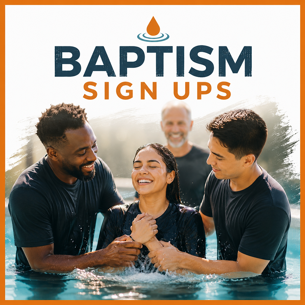 BAPTISM SIGN UPS