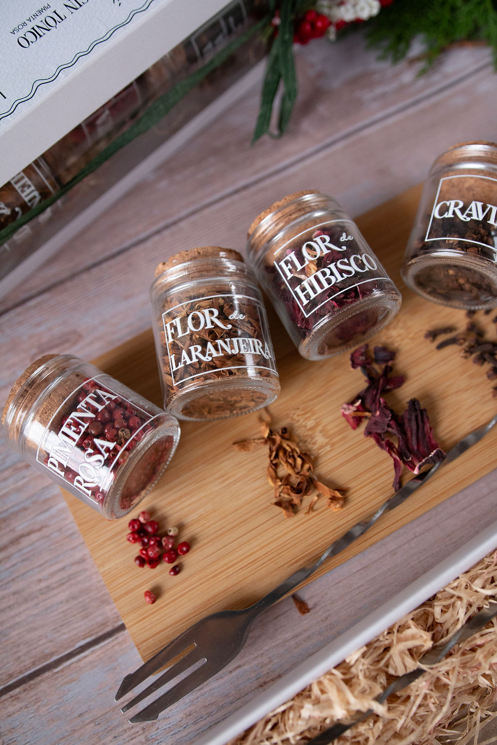 Miniatura: Pack Botânicos para Gin ( Botânicos + colher + copo medidor)