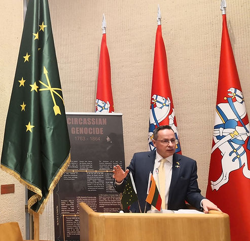 Žygimantas Pavilionis, Seimas, Lithuania, Circassian Genocide, delfi.lt