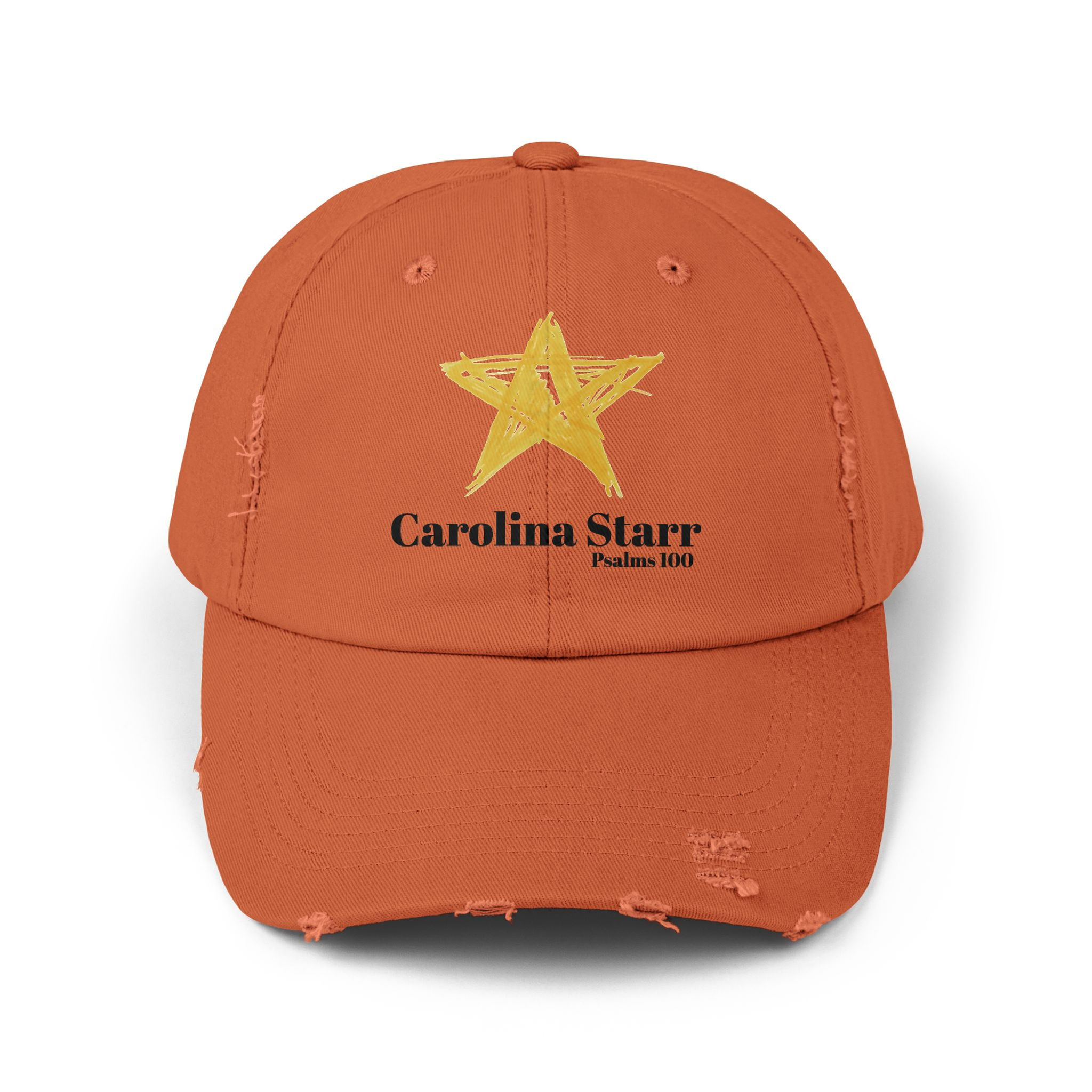 Carolina Starr Distressed Ball Cap