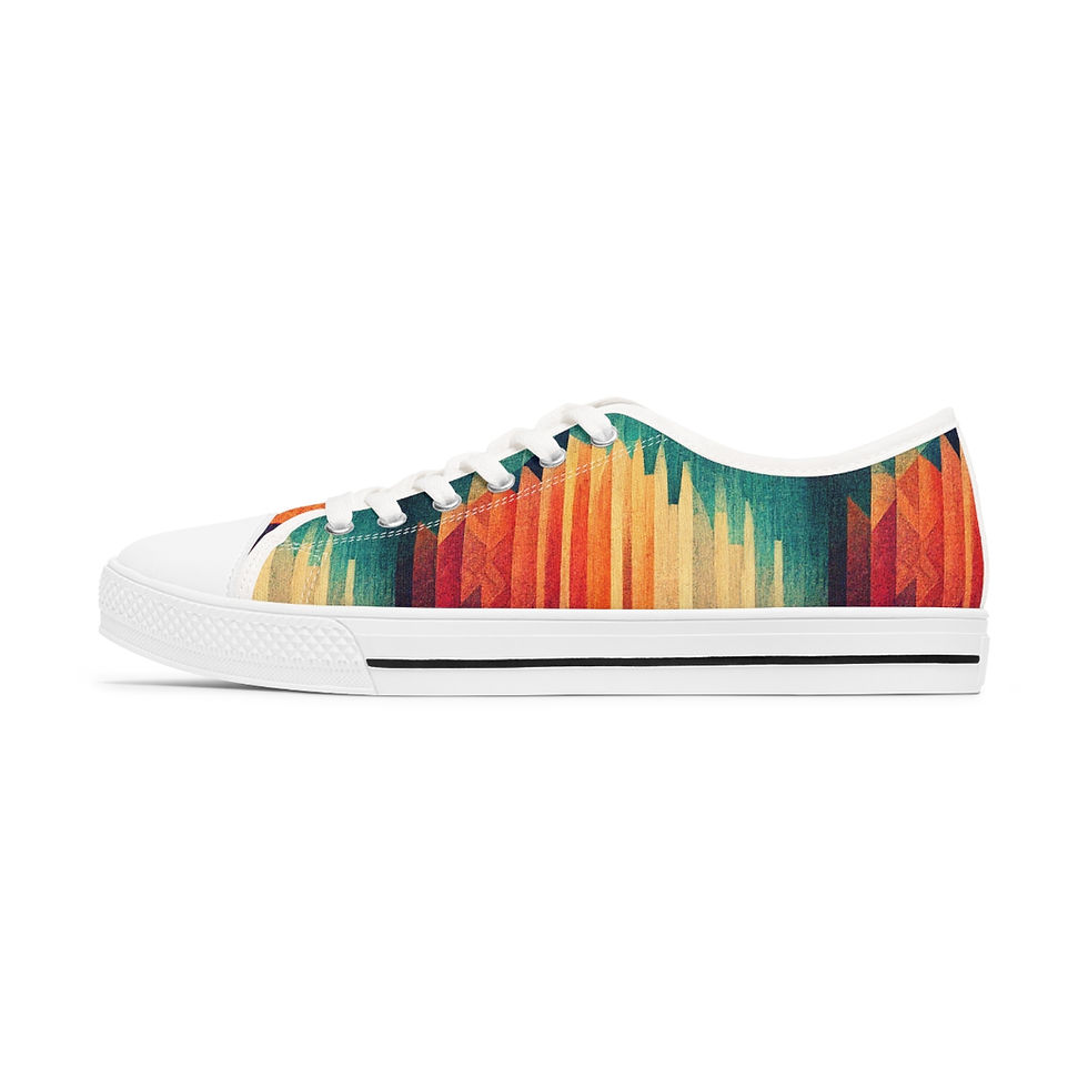 Thumbnail: EZCL Bars - Women's Low Top Sneakers