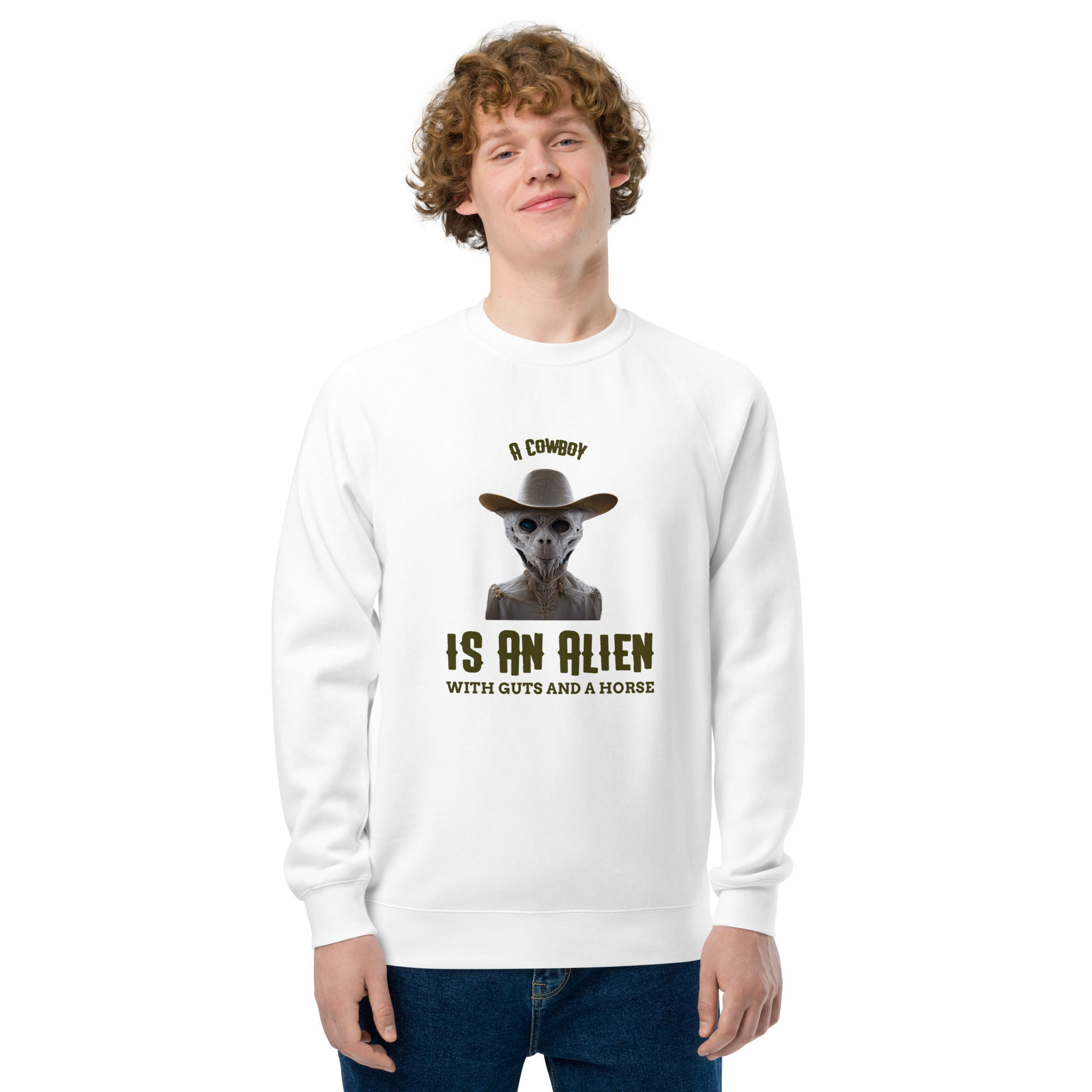 AI - Unisex raglan sweatshirt