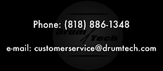 Contact Drum Tech, manufacturer electronic pads, pedals, triggers, acoustic drum tuning systems