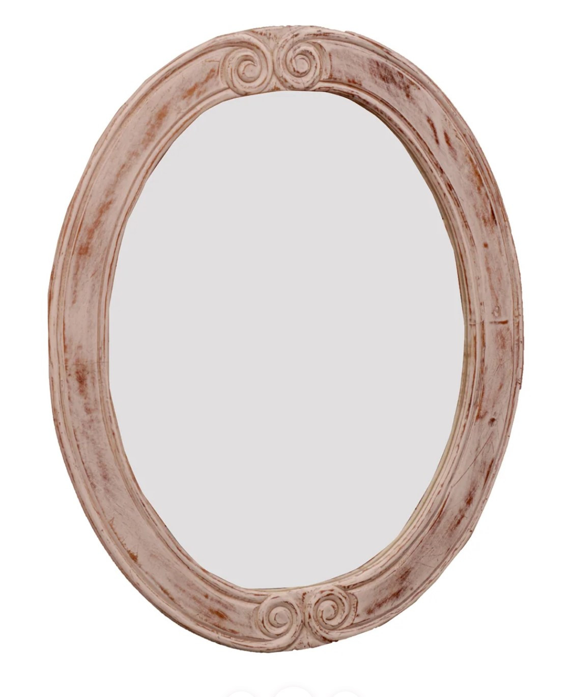 Oval Rustic Mirror Frame