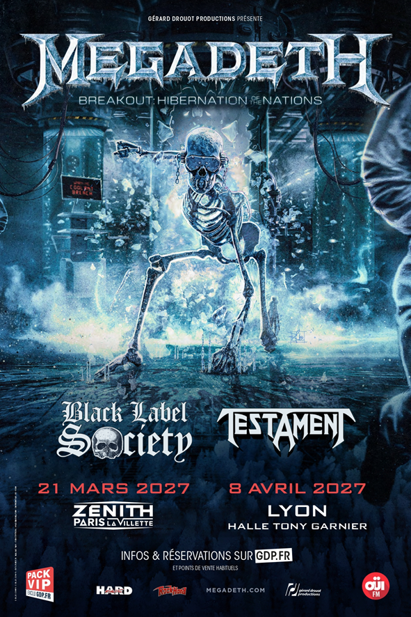 Megadeth france 2026