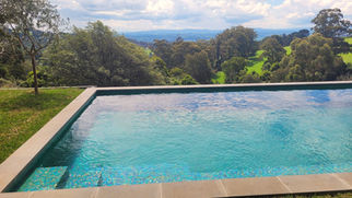 The Pool Terrace - at Mirador Springs Retreat Gippsland