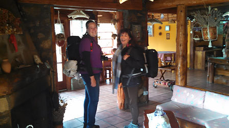 Saindo de travessia da Pousada Morada del Sol.