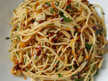 Aglio e olio pasta recipe with personal variations, pantry ingredients, and the story behind Italy’s classic midnight dish.