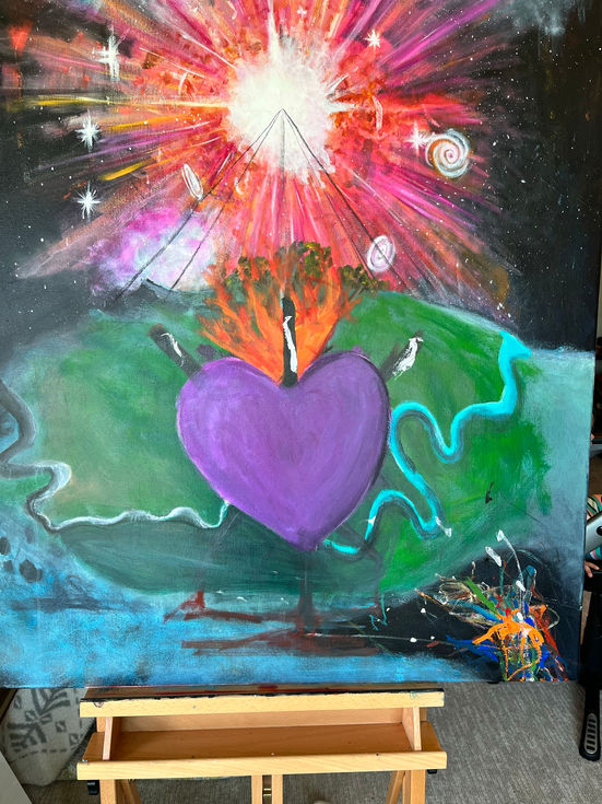 a healed heart burns bright