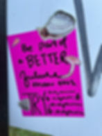 important reminder for us all on a sticker on the back of a sign. found on a walk.